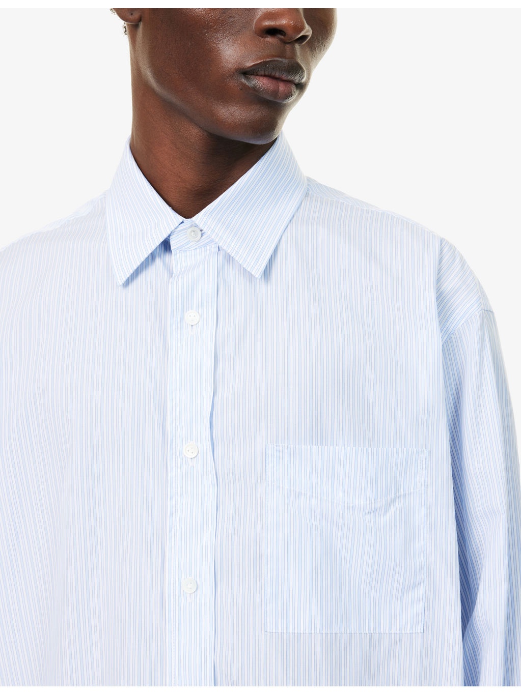 Stripe-Print Graphic-Embroidered Cotton-Poplin Shirt - 5