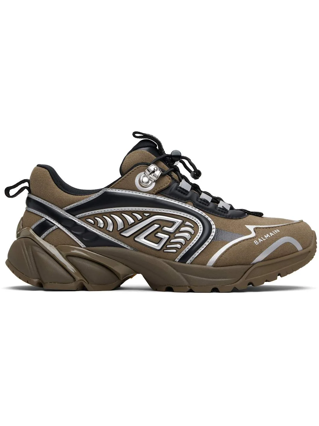Khaki Cosmic Dust Sneakers - 1