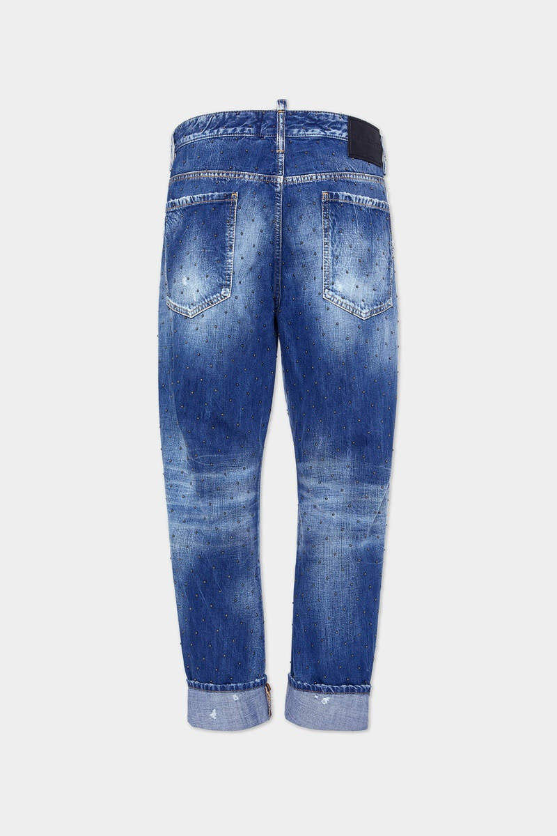 DSQUARED2 MEDIUM EVERYTHING WASH - STUDS BIG BROTHER JEANS outlook