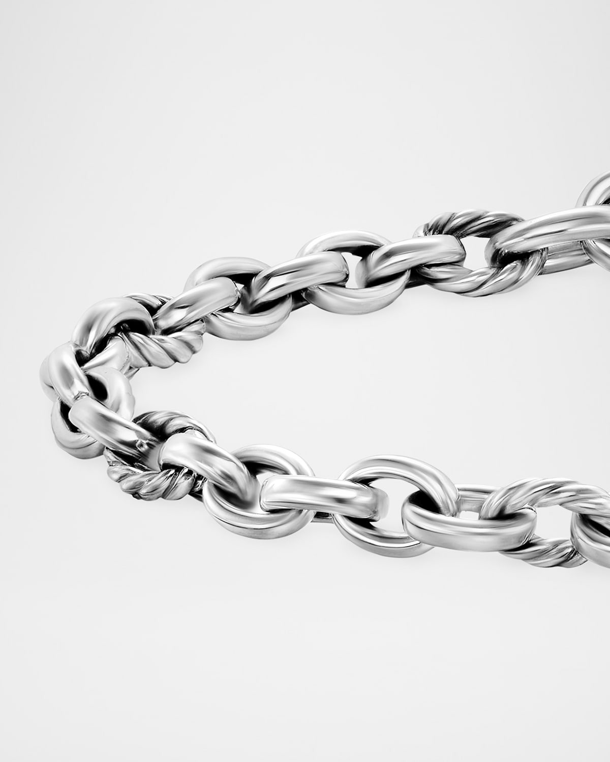 DY Mercer Petite Chain Bracelet in Silver, 4.5mm - 4