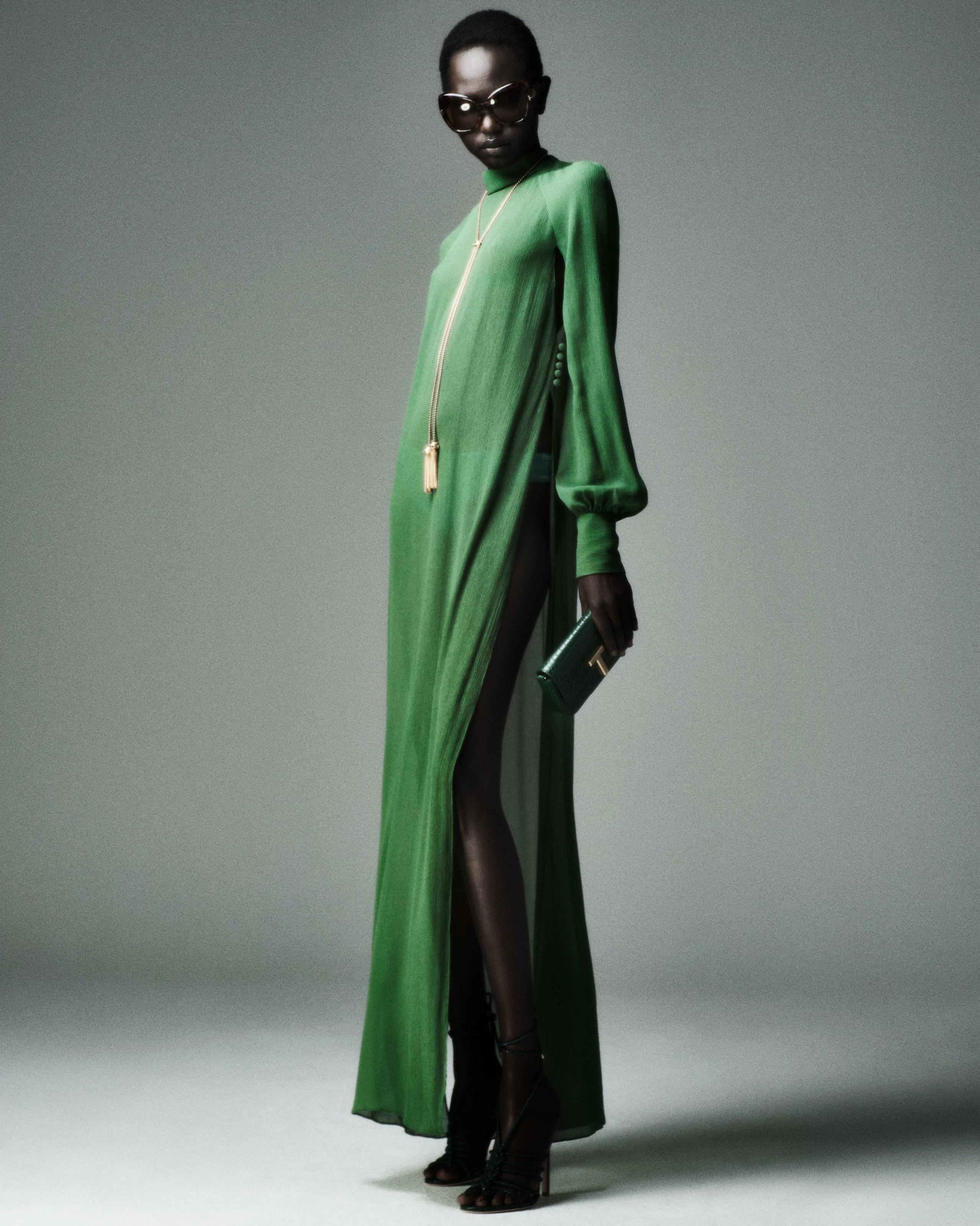 MOCK NECK LONG TUNIC - 4