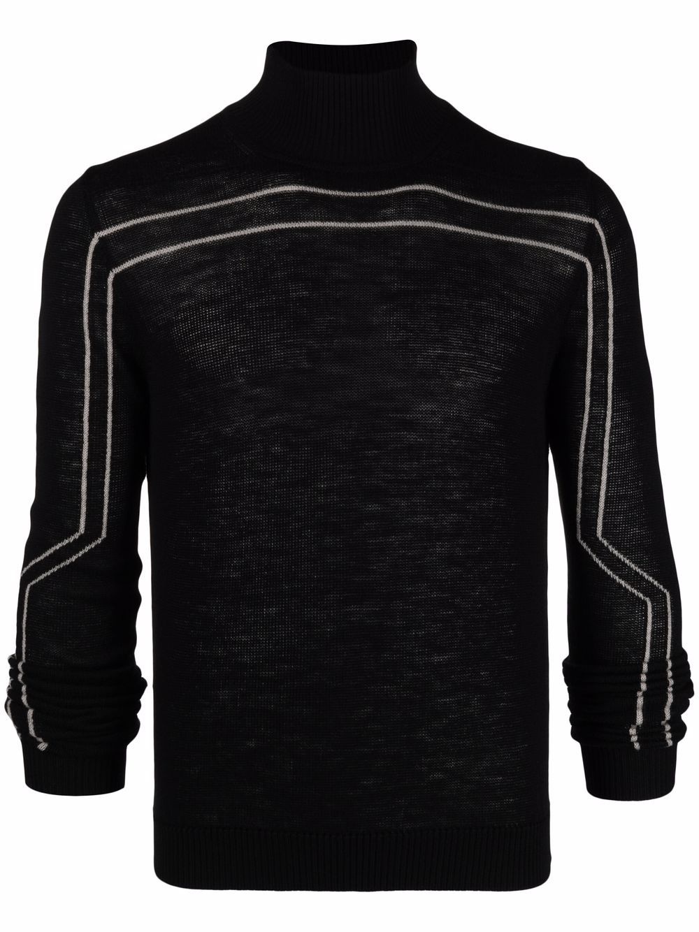 biker round-neck jumper - 1