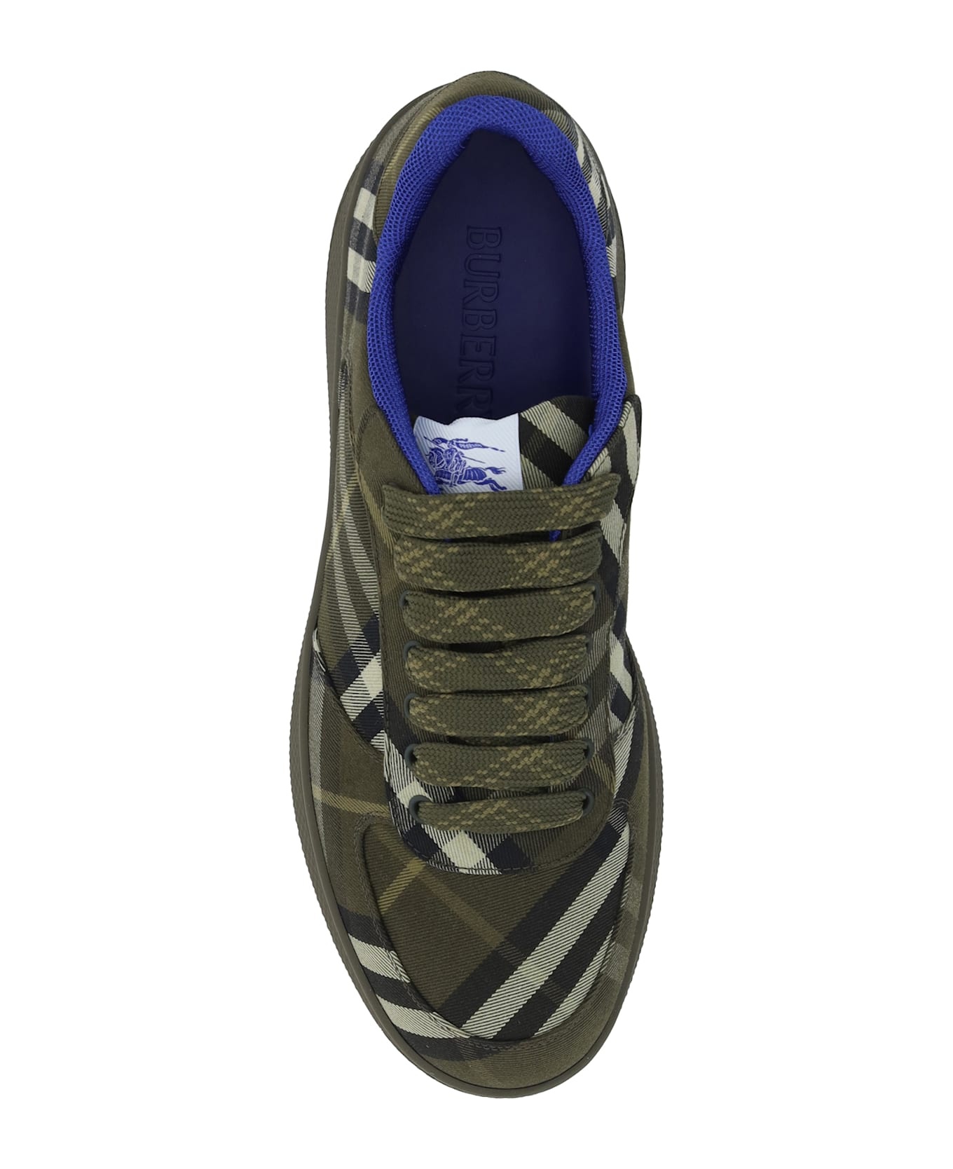 Checked Terrace Lace-up Sneakers - 4