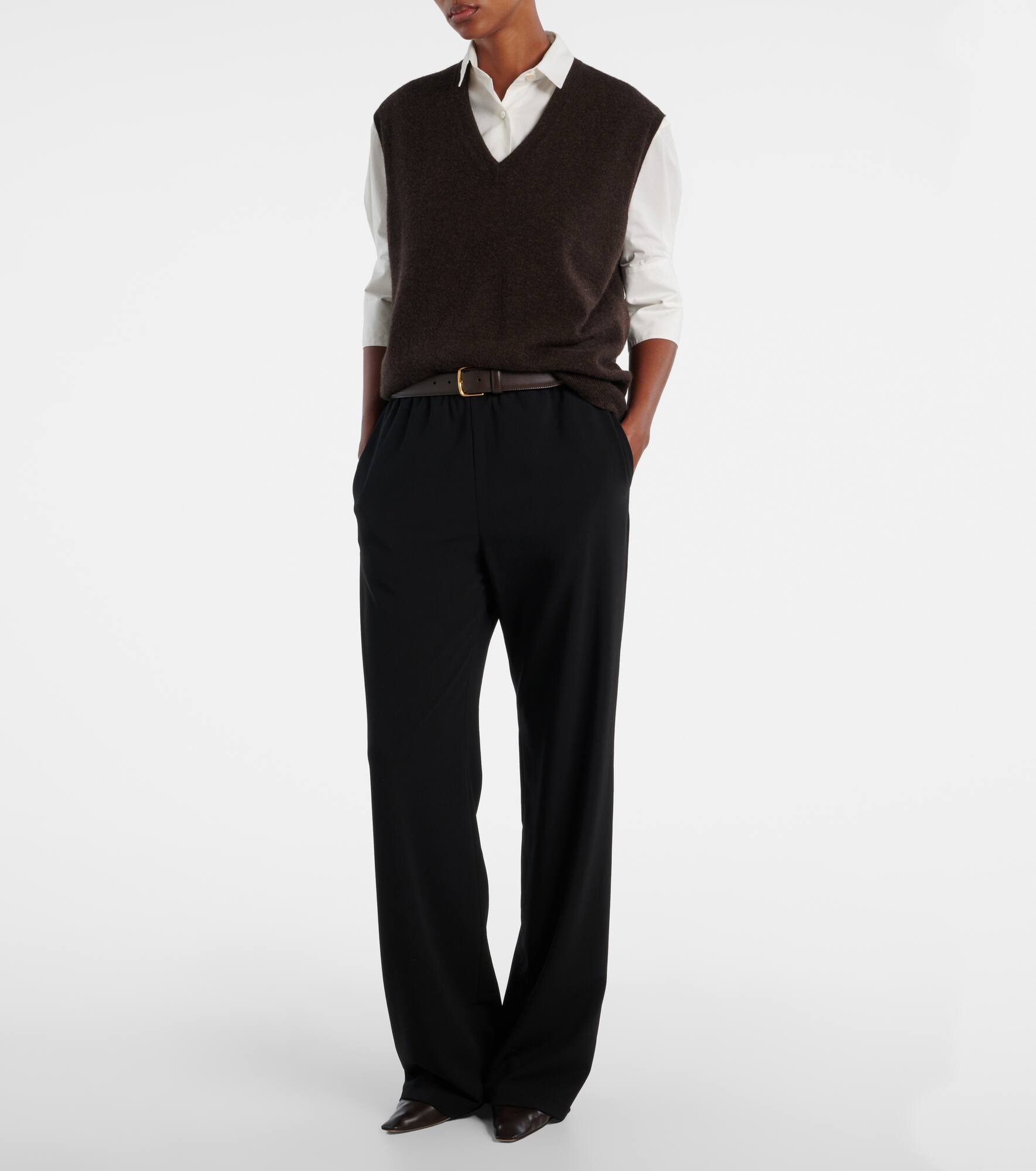 Levi cashmere sweater vest - 2