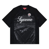 Supreme Supreme Jacquard Soccer Jersey 'Black' | REVERSIBLE
