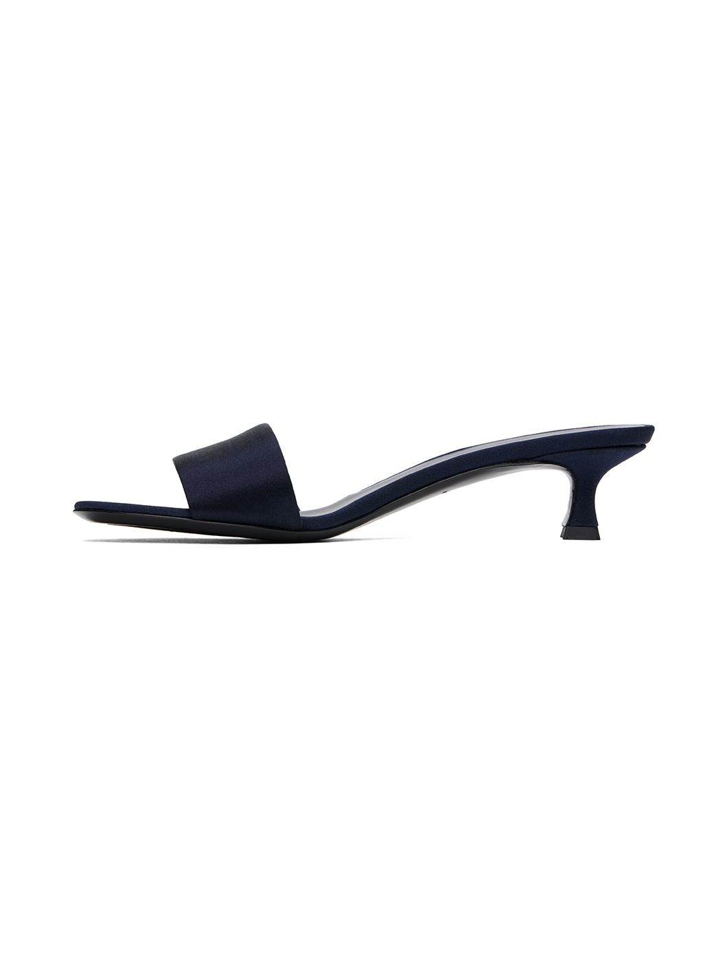 Navy Combo Kitten Heeled Sandals - 3