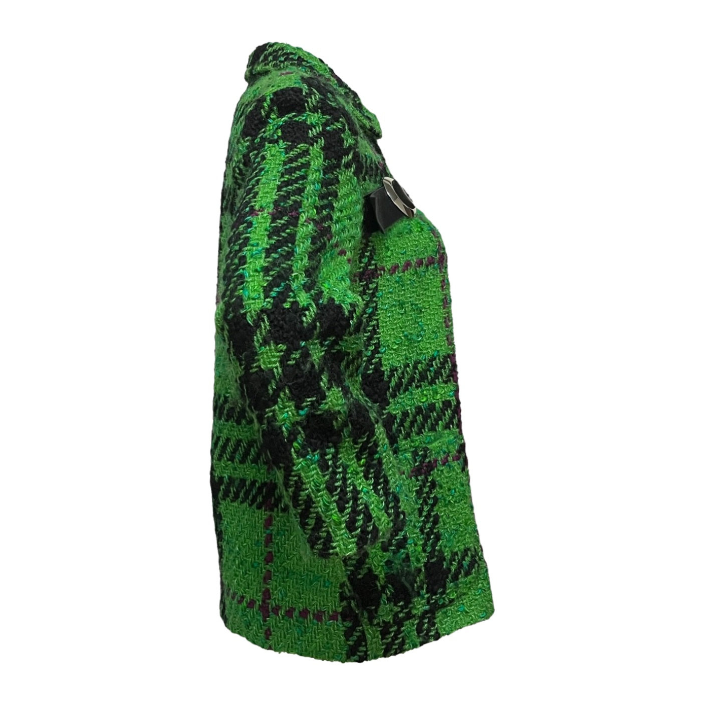 JUNYA WATANABE Fall Winter 2001 Check Tweed Knit Sweater - 3