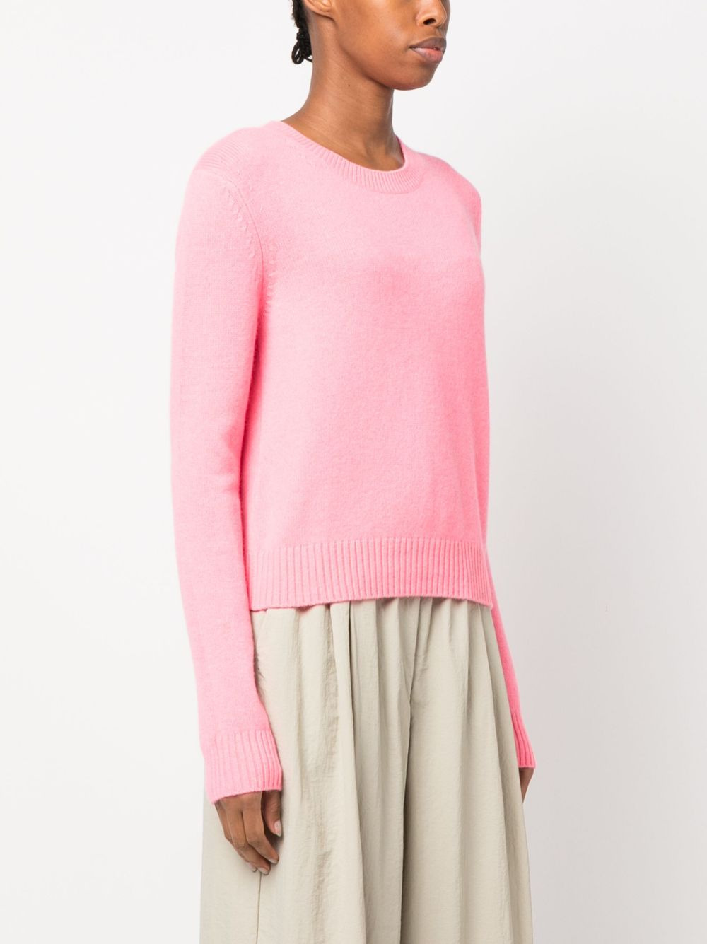 crew-neck cashmere jumper - 3