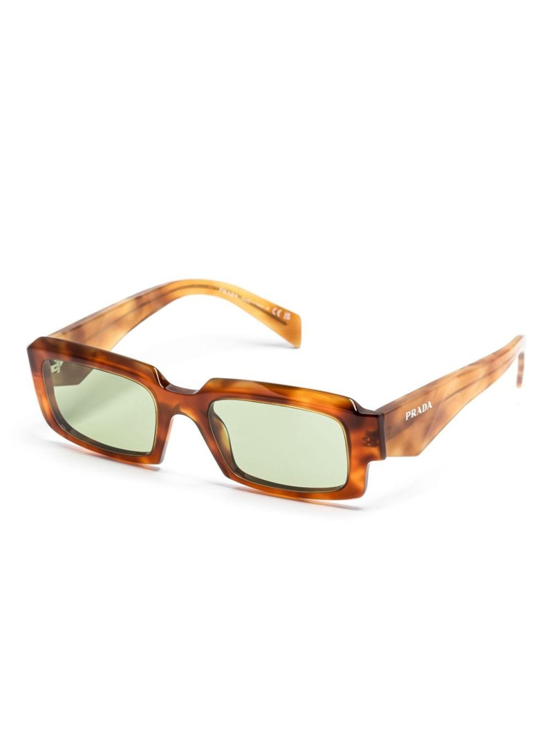 Prada Symbole rectangle-frame sunglasses outlook