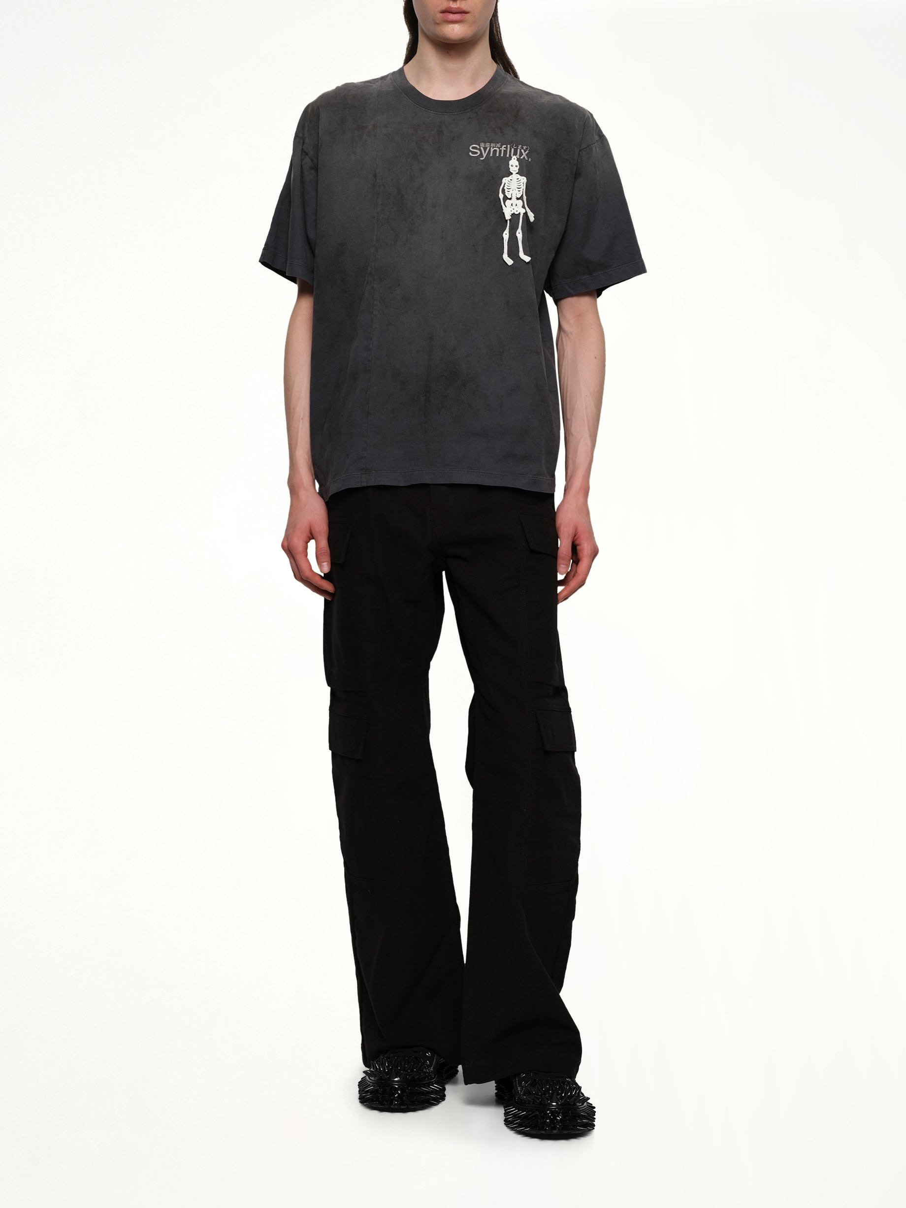 Waste-Reducing Algorithm T-Shirt in Black - 4