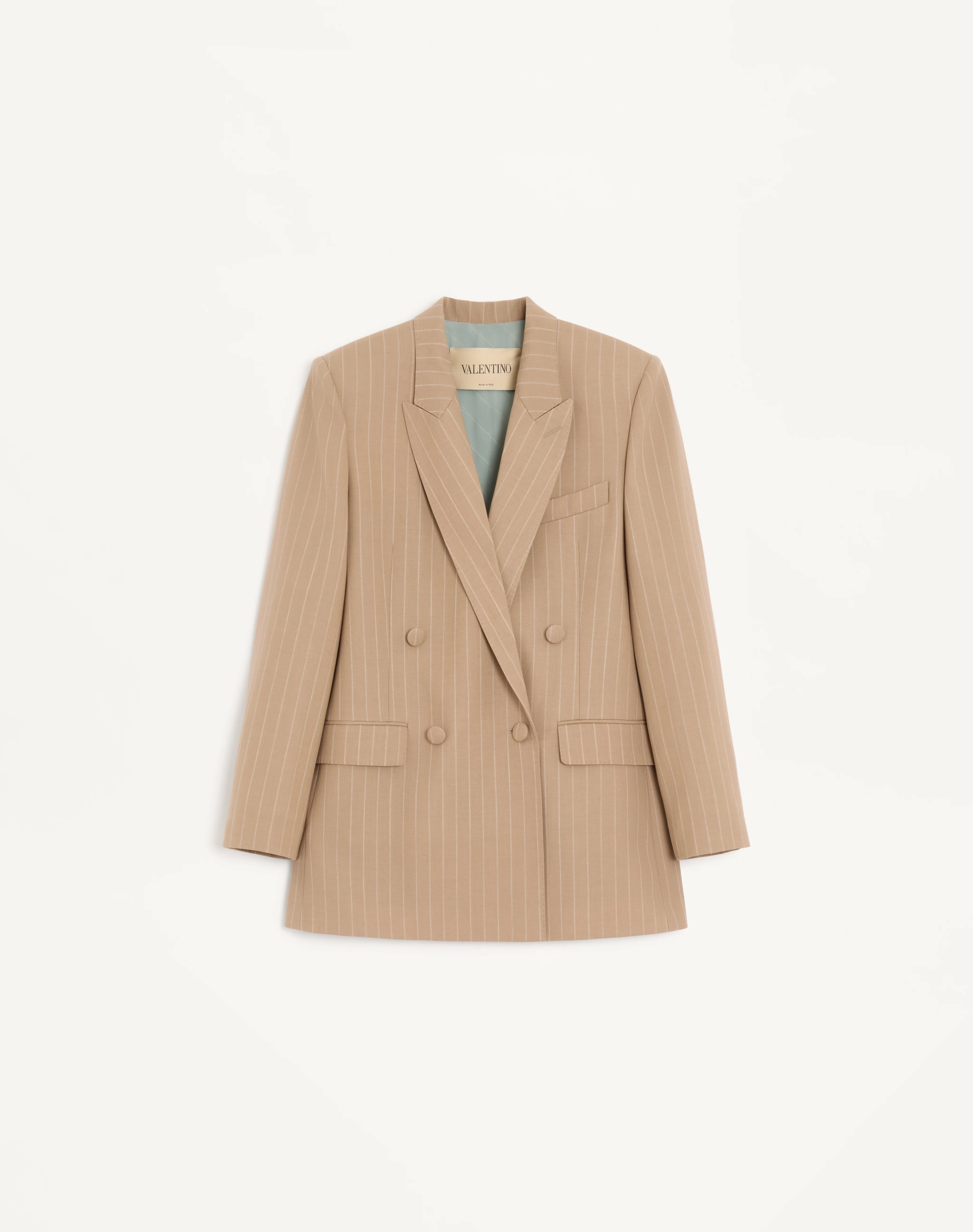 FADED PINSTRIPE JACKET - 1