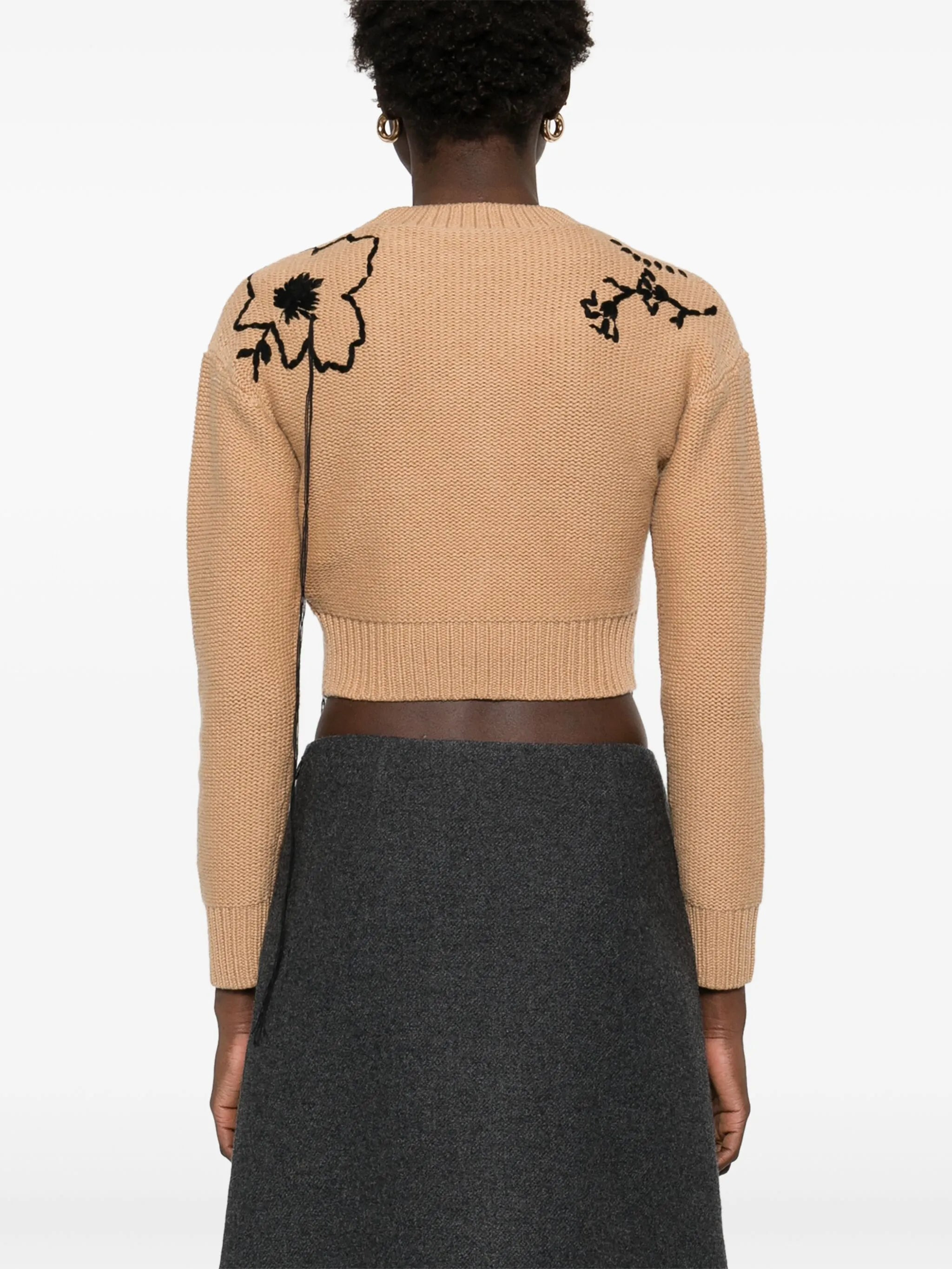 embroidered sweater - 4