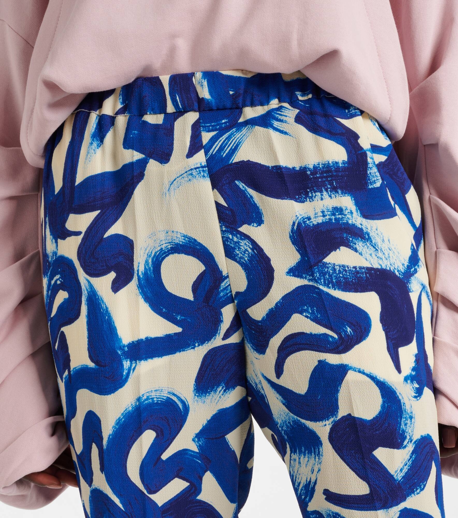 Printed slim pants - 4