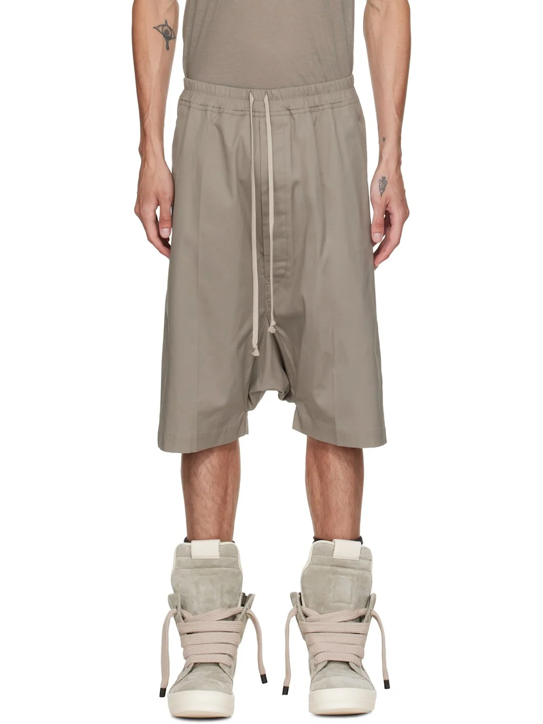 Taupe Tower Rick S Pods Shorts - 1