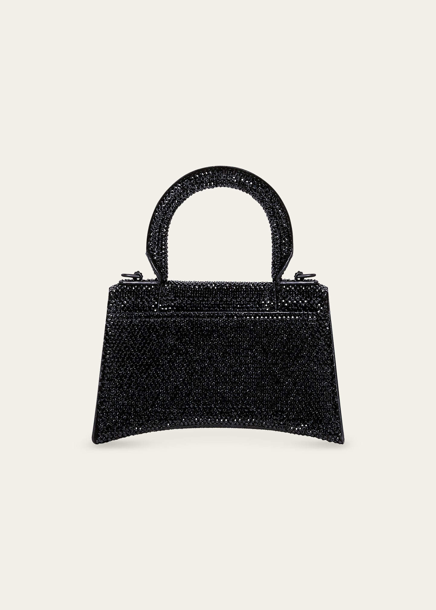 Hourglass XS Allover Strass Top-Handle Bag - 3