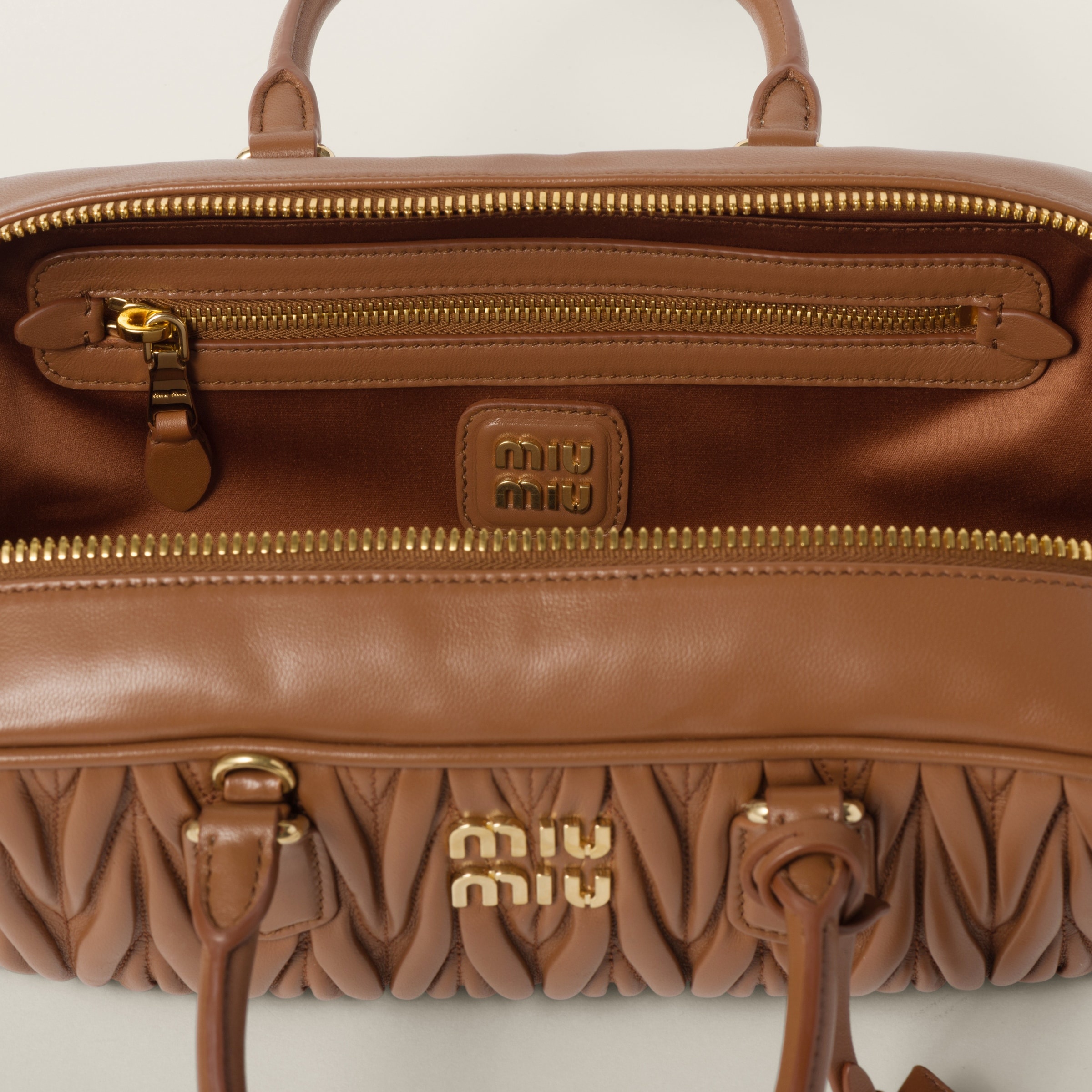 Arcadie matelassé nappa leather bag - 4