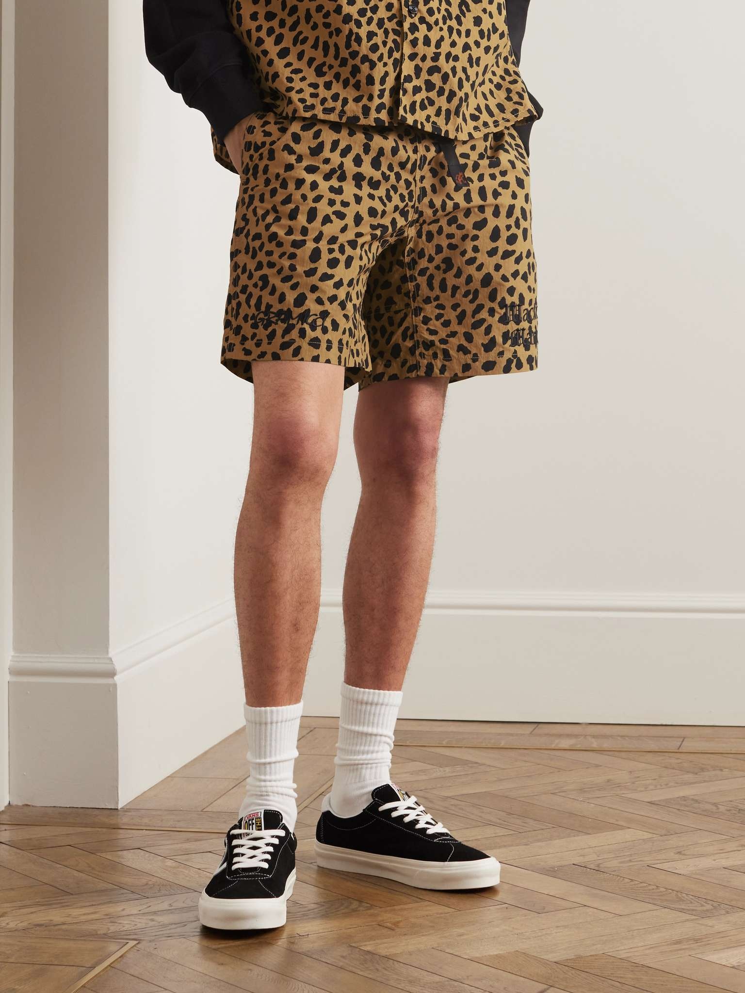 + Gramicci Straight-Leg Belted Leopard-Print Nylon Shorts - 4