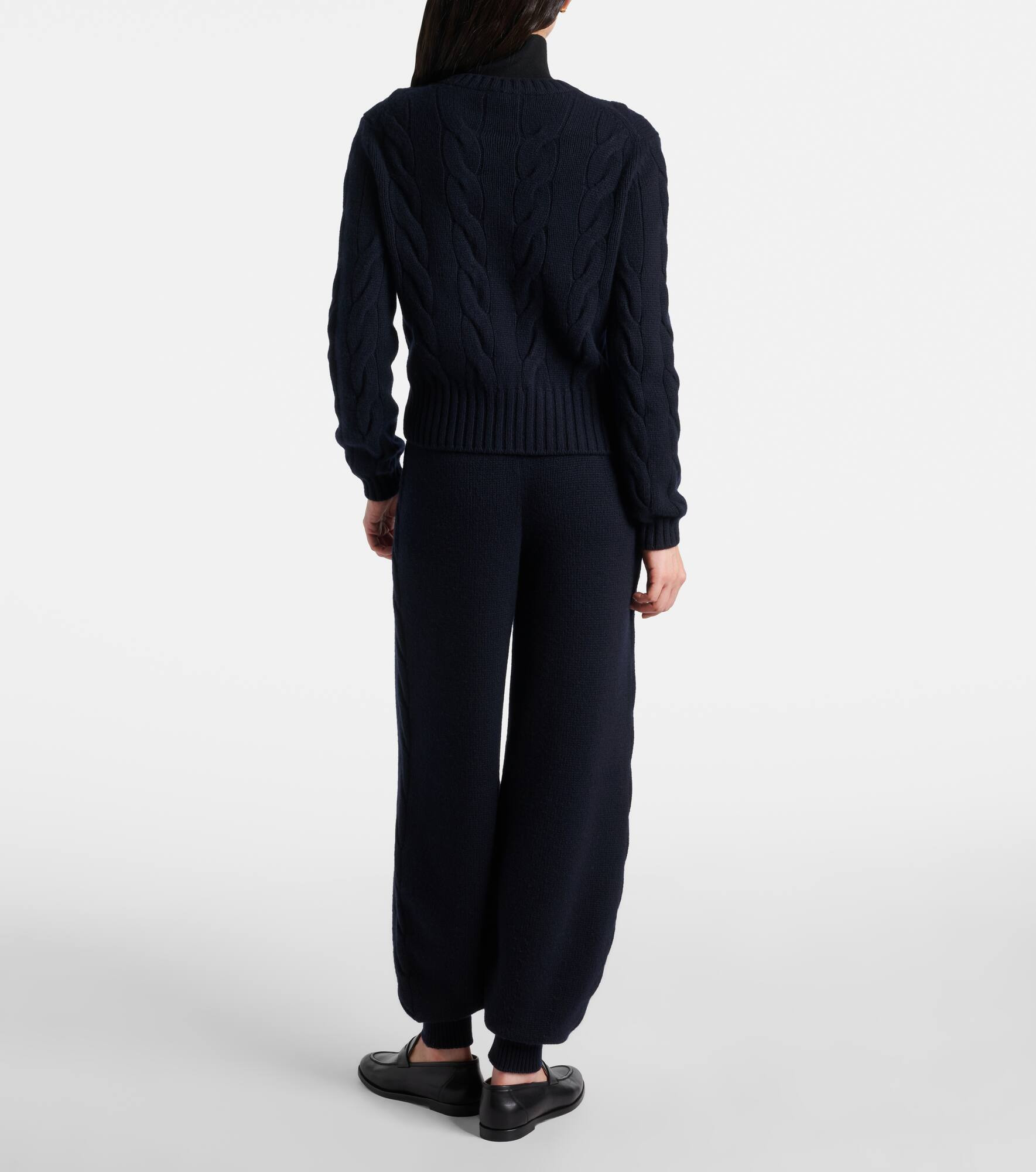 Napier cable-knit cashmere sweater - 3