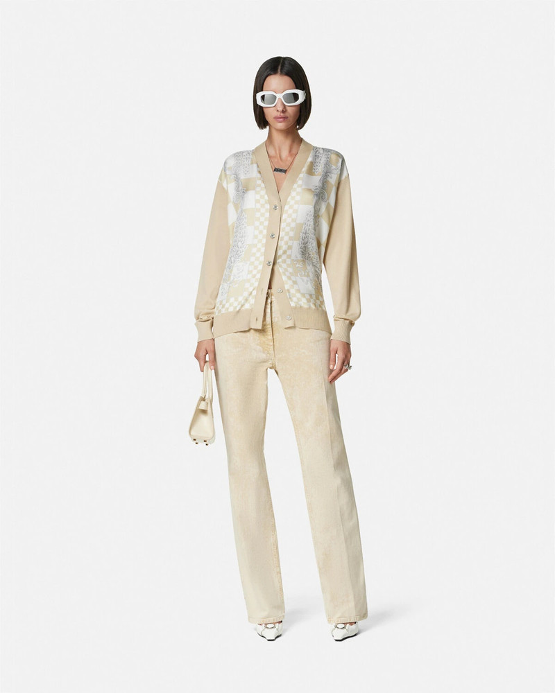 VERSACE Medusa Contrasto Knit Cardigan outlook