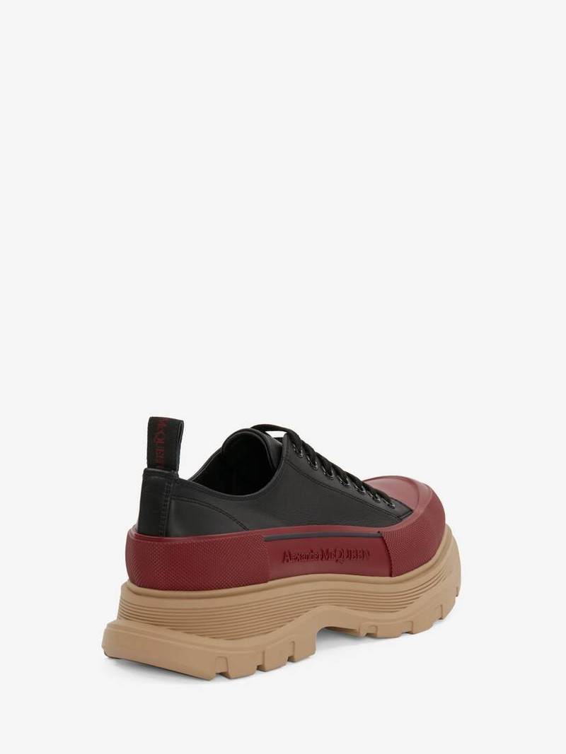 Alexander McQueen Men's Tread Slick Lace-up in Black outlook