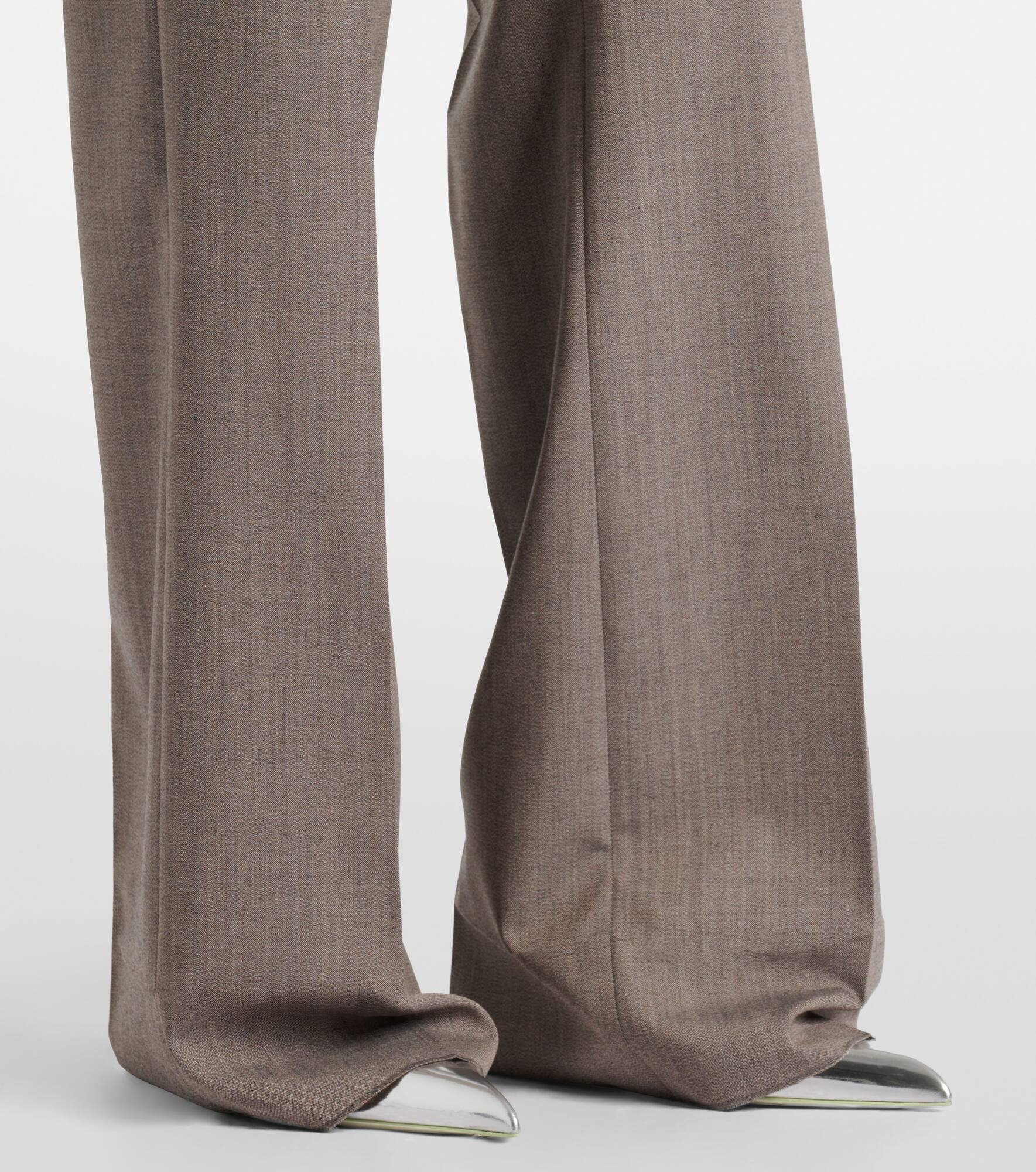 Trompe l'œil straight pants - 6