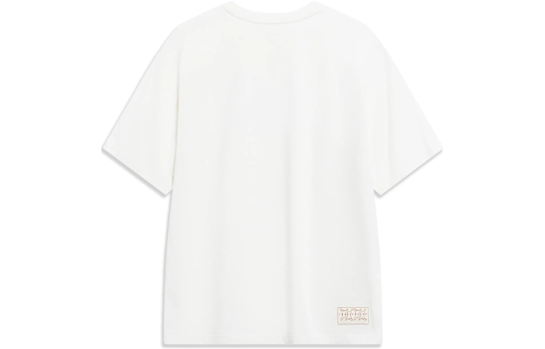 Li-Ning Counterflow Graphic T-shirt 'White' AHST605-1 - 2