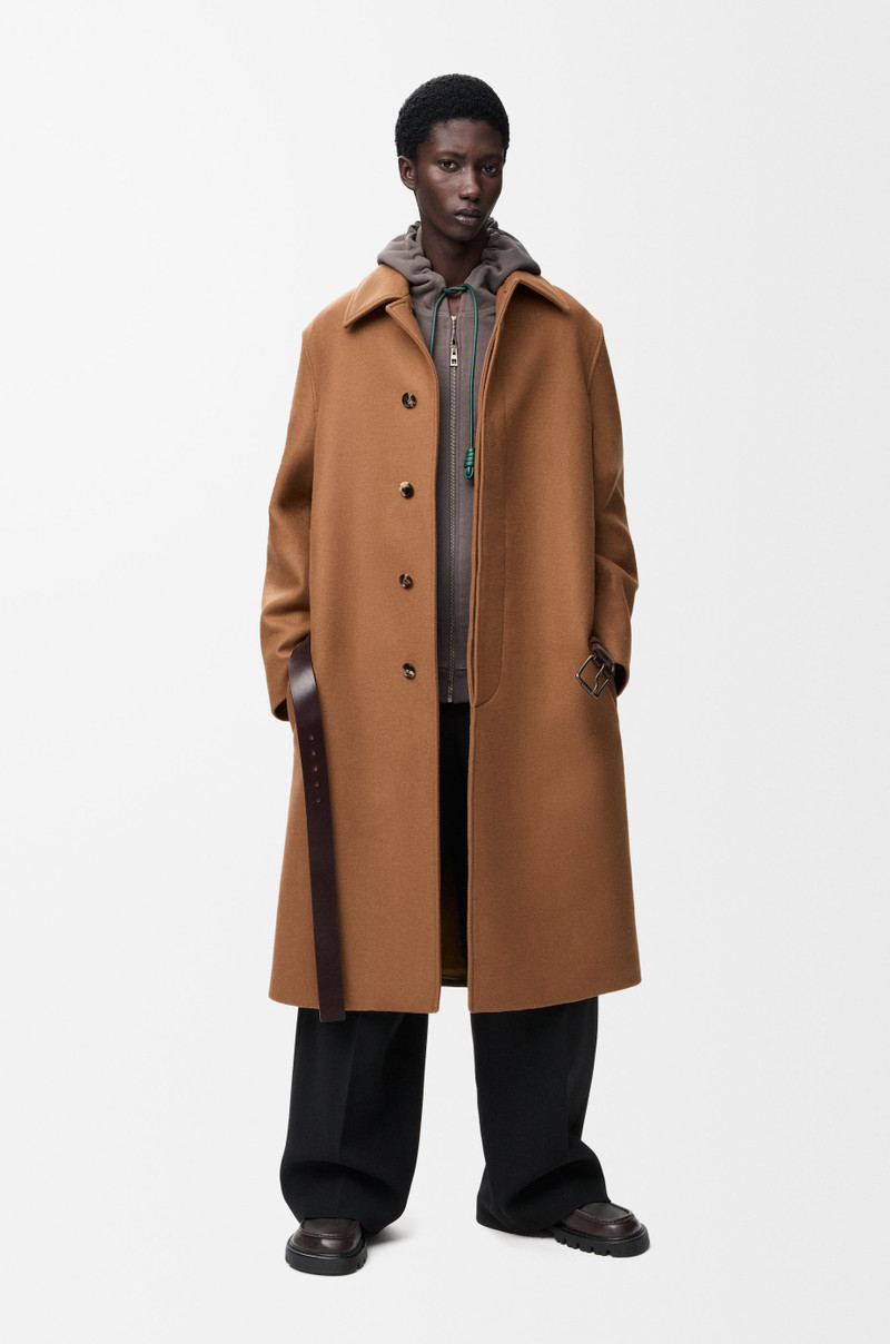 Loewe Belted coat in wool outlook