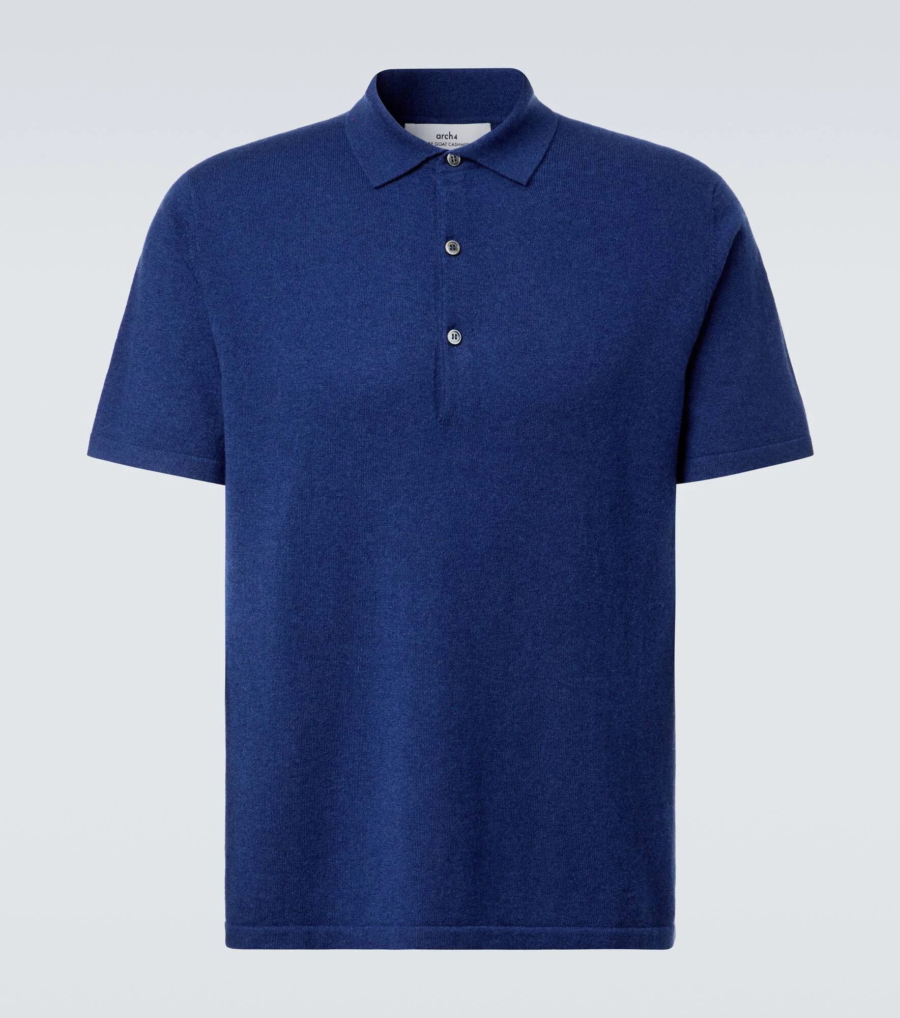 Cashmere polo shirt - 1