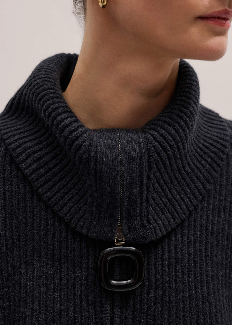 High Zip Neck Sweater 4