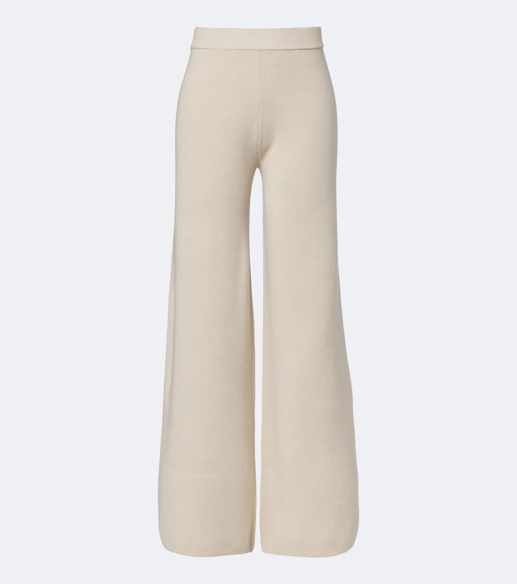 Wool and cashmere wide-leg pants - 1