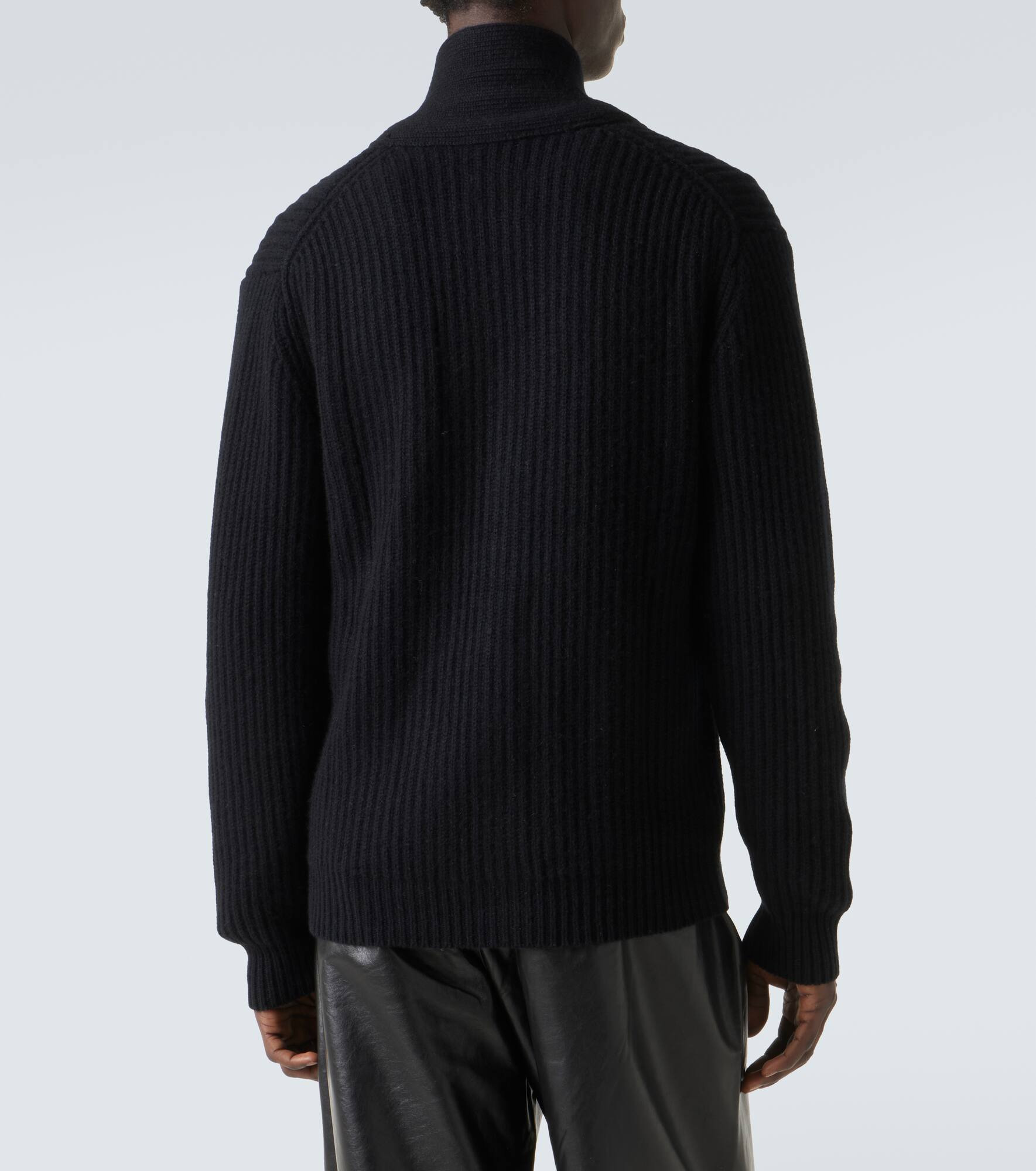 Wool and cashmere cardigan - 4