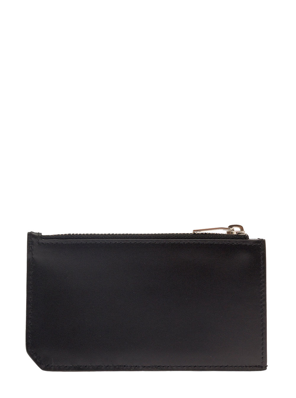 Saint Laurent Men Black Card-Holder With Embossed Logo In Leather Man - 2