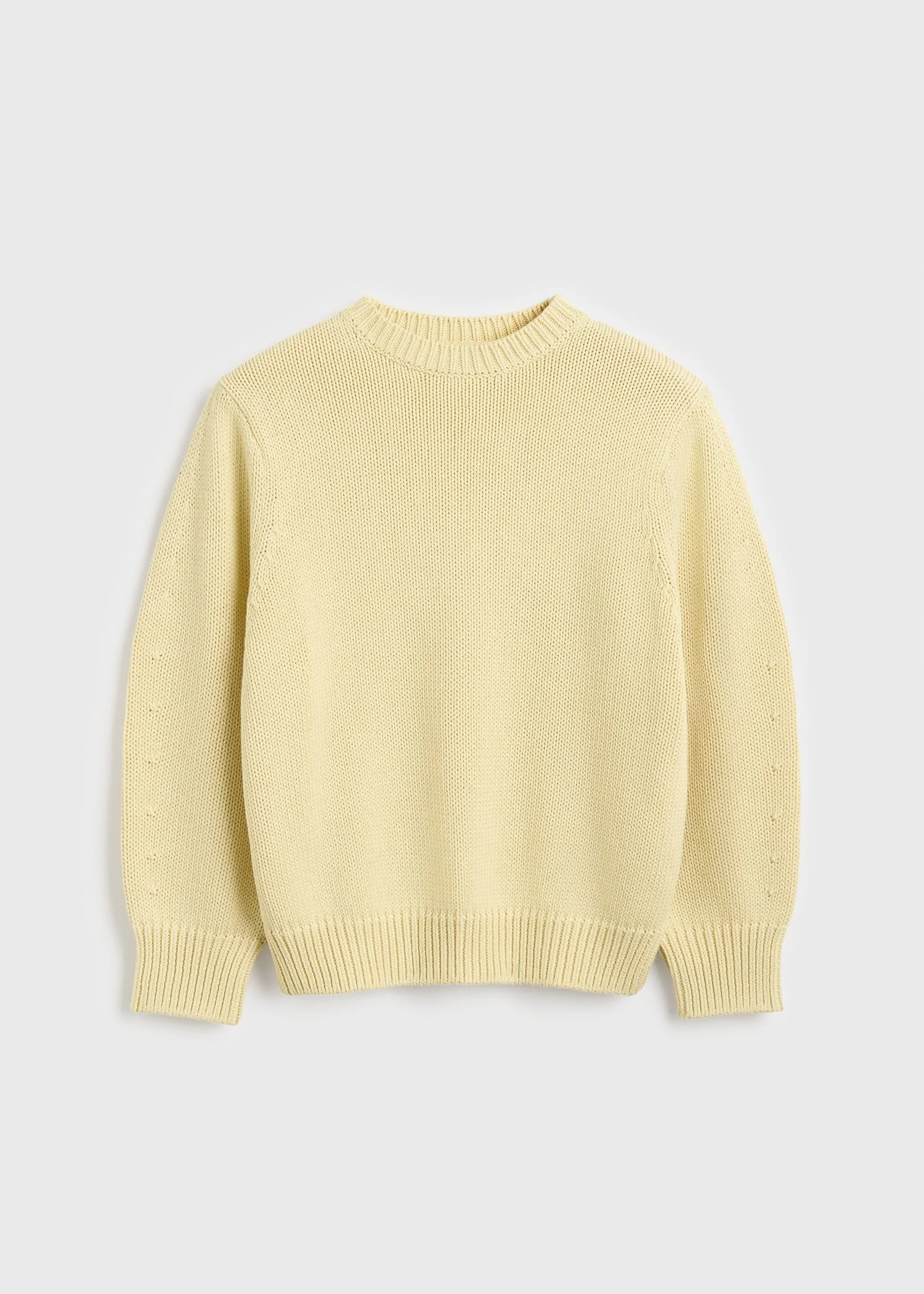 Oversized crew knit buttercup - 1