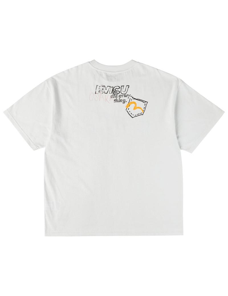 EVISU Hand-Drawn Multi-Pocket T-shirt outlook