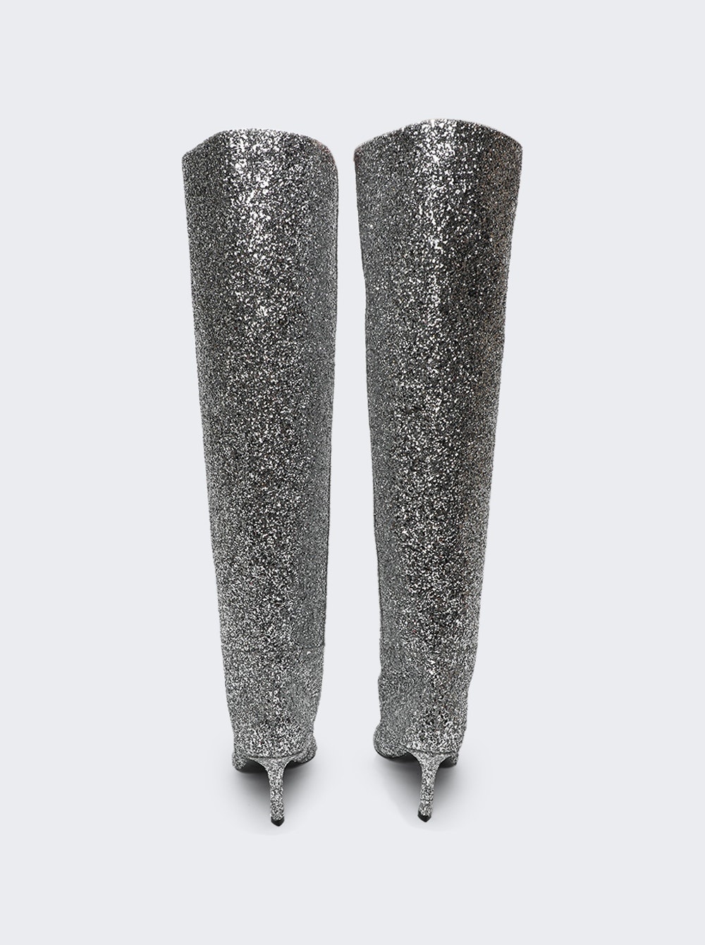 Viola 65 Slouch Boot Silver - 3