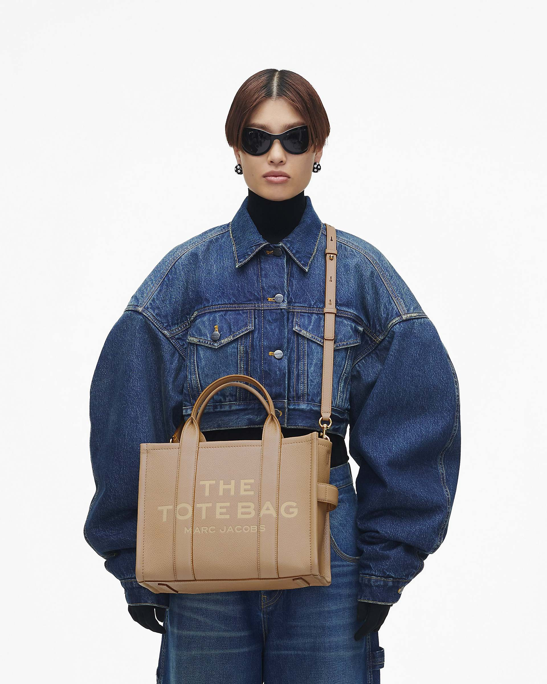 THE LEATHER MEDIUM TOTE BAG - 2