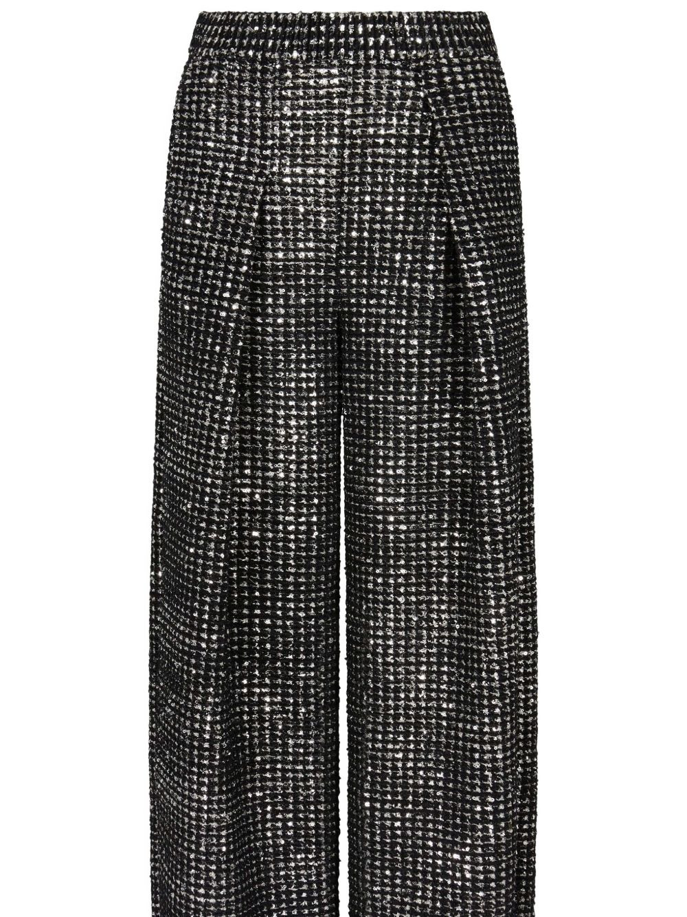 pleated tweed trousers - 2