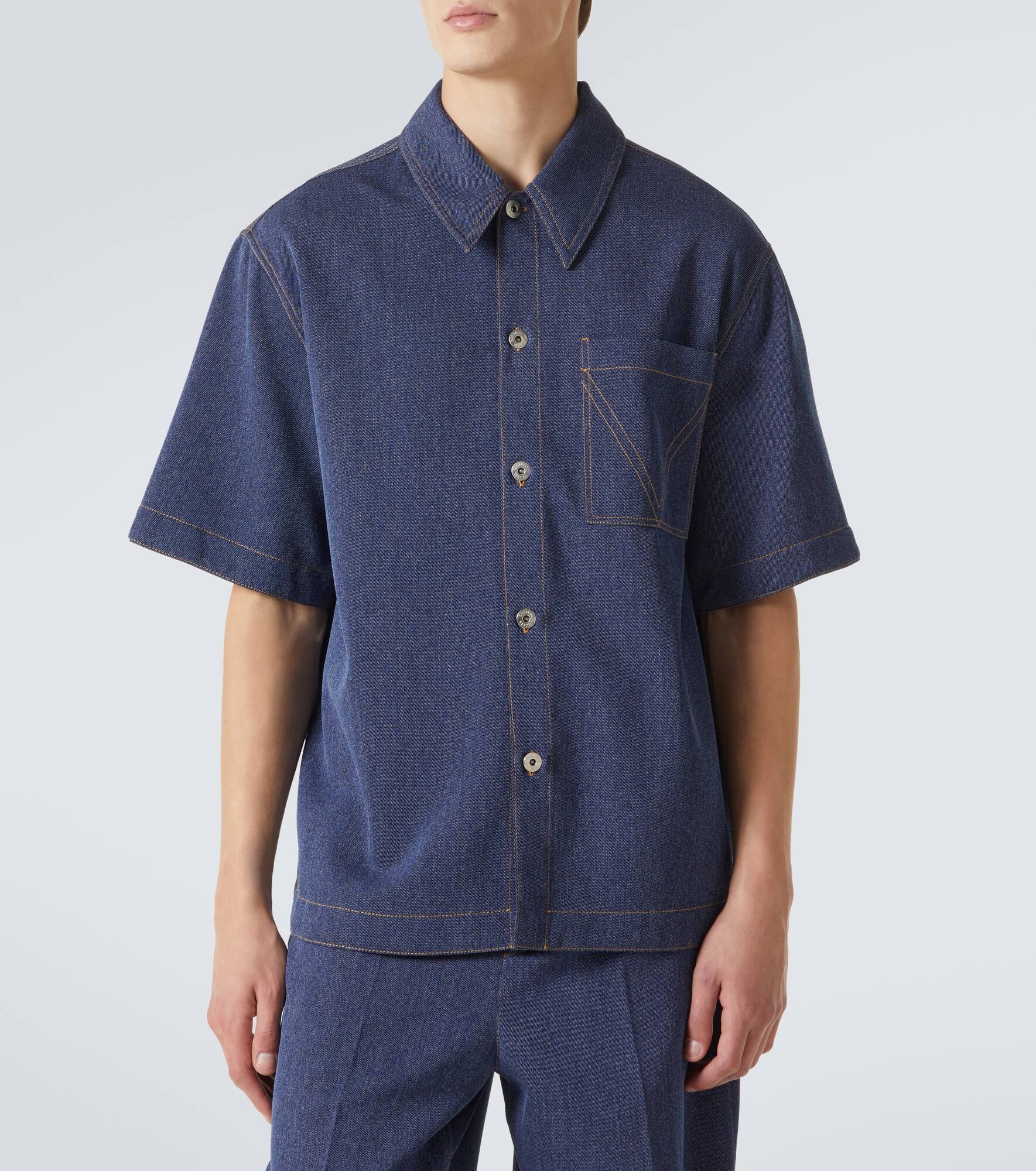 Knitted wool and cotton shirt - 3