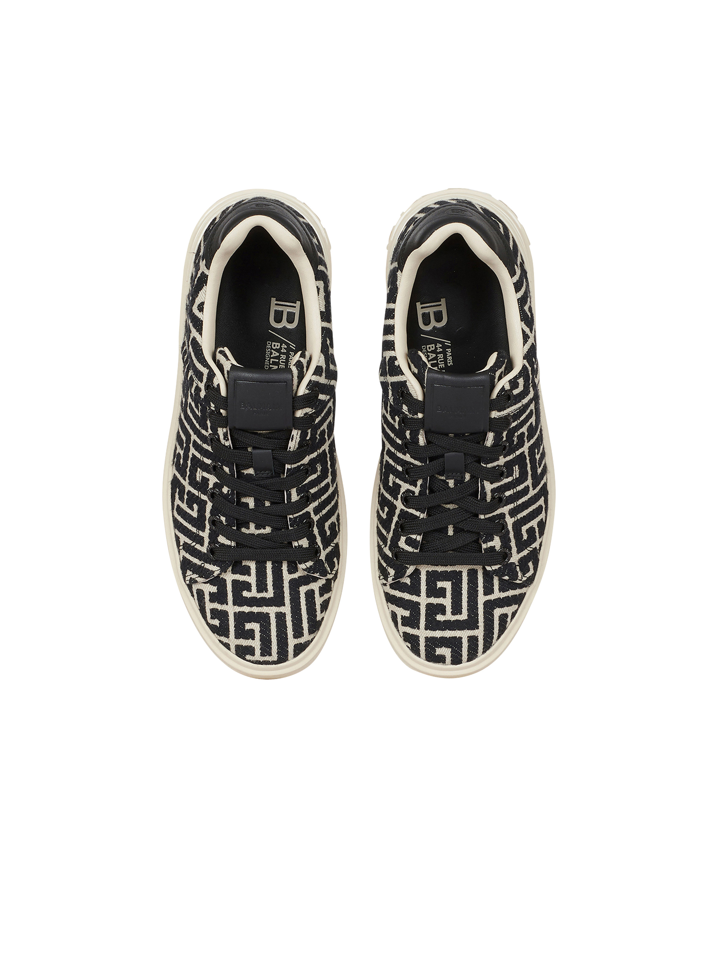 Bicolor jacquard B-Court sneakers - 3