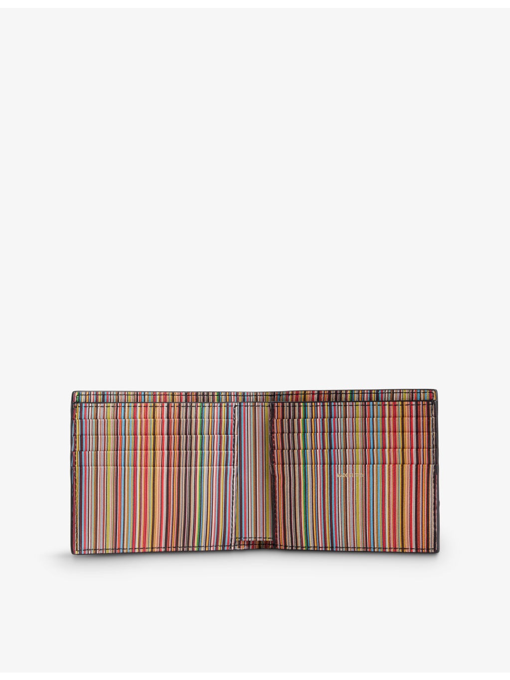 Branded billfold leather wallet - 4