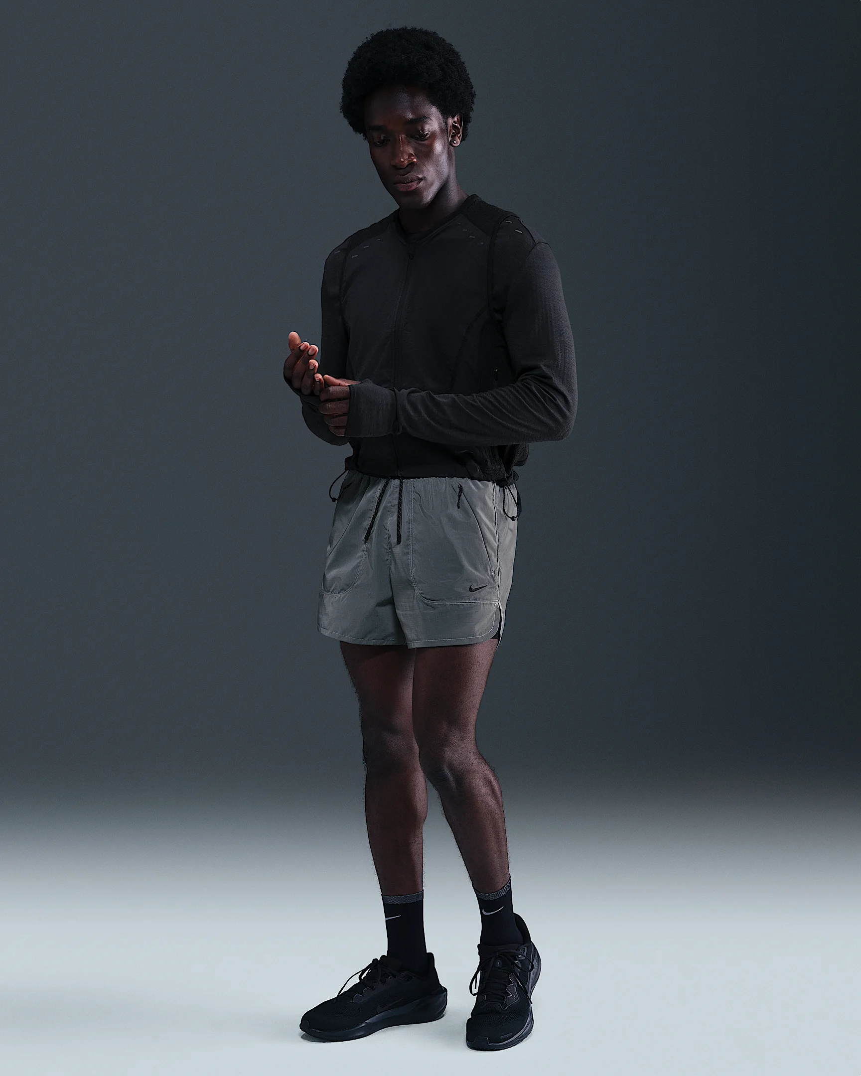 Nike Men's 4" 2-in-1 Reflective Running Shorts - 1