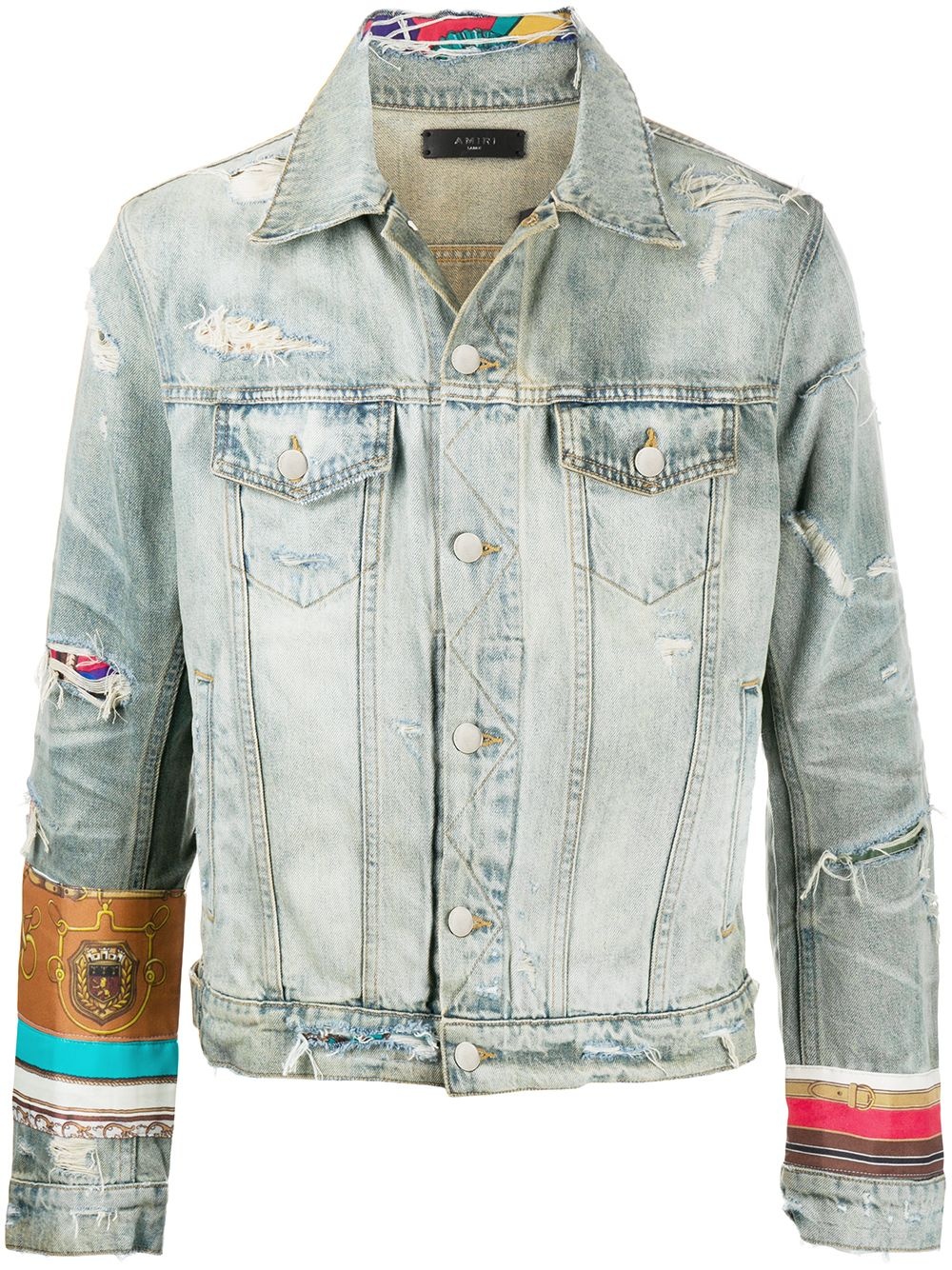 scarves trucker denim jacket - 1