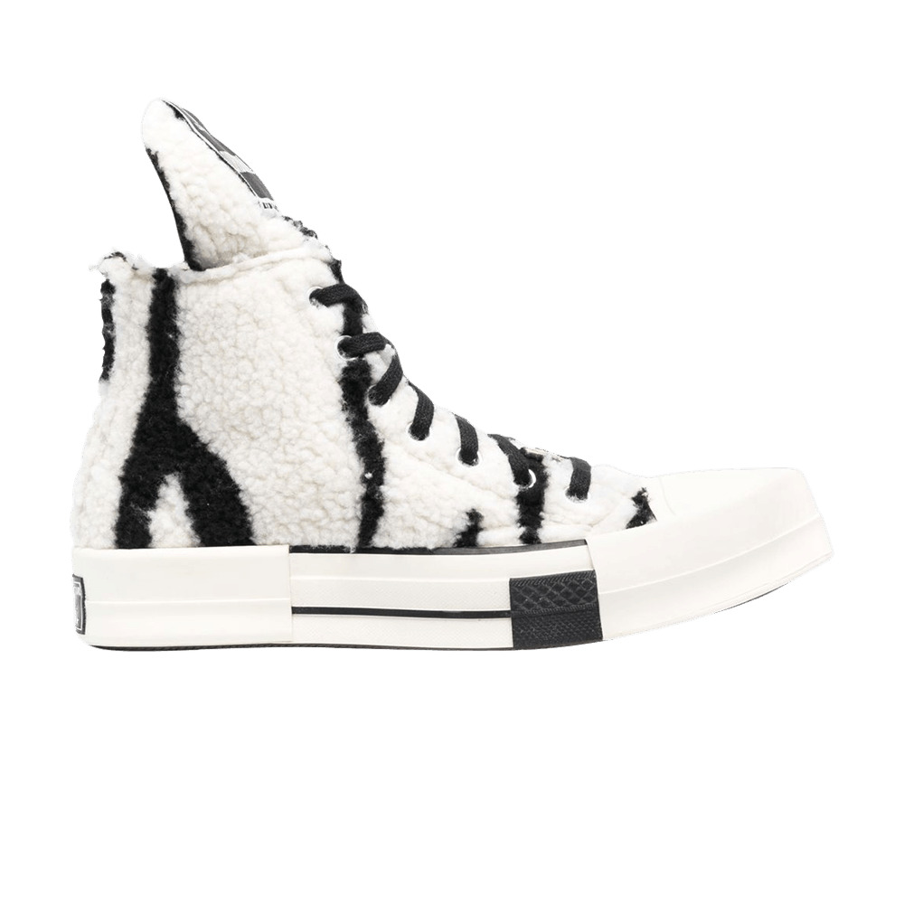 Rick Owens x DRKSHDW TURBODRK Chuck 70 High 'Zebra' - 1