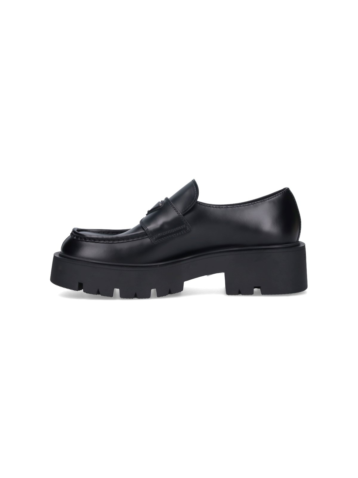 BRUSHED LEATHER LOAFERS - 3
