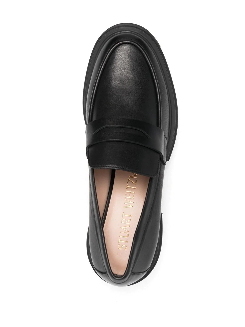 chunky-sole leather loafers - 4