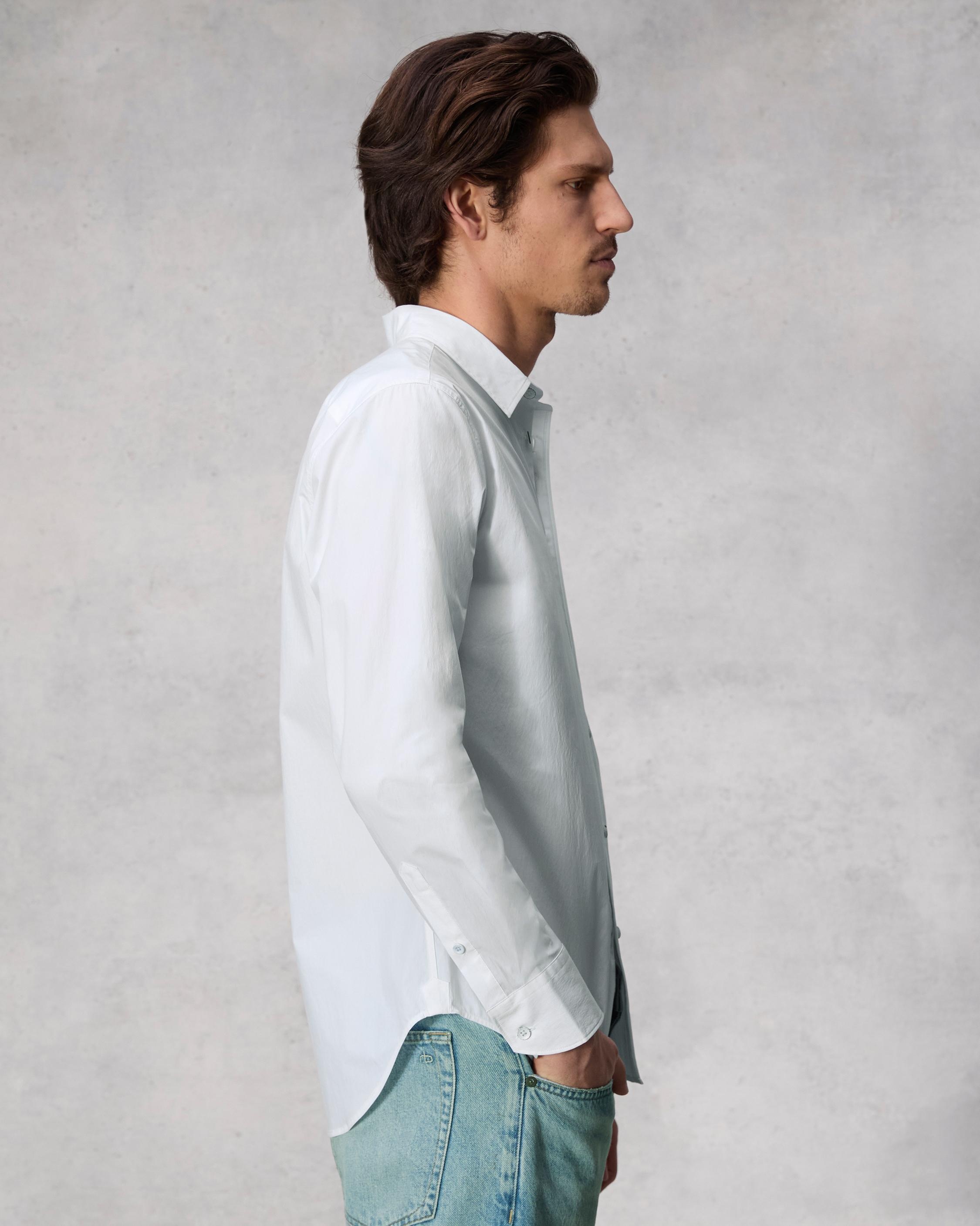 Tomlin Cotton Poplin Shirt
Relaxed Fit Button Down - 4