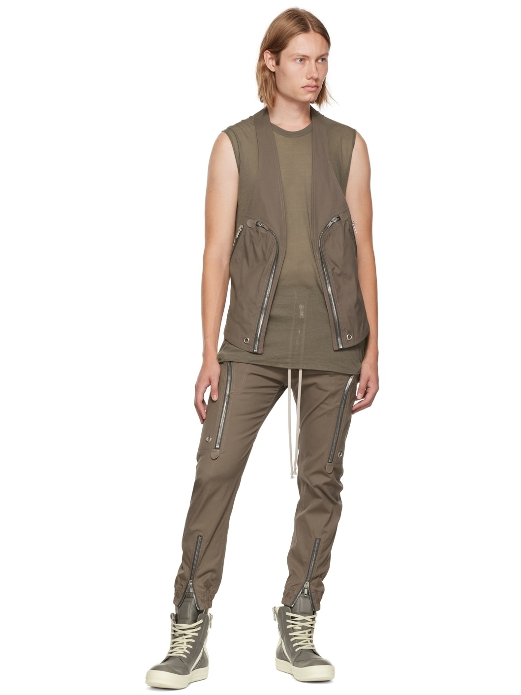 Taupe Bauhaus Vest - 4