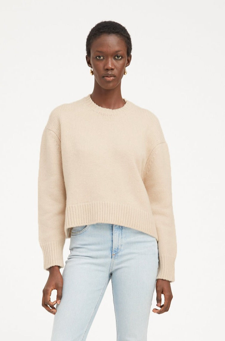 OAT HEAVY CASHMERE SWEATER - 5