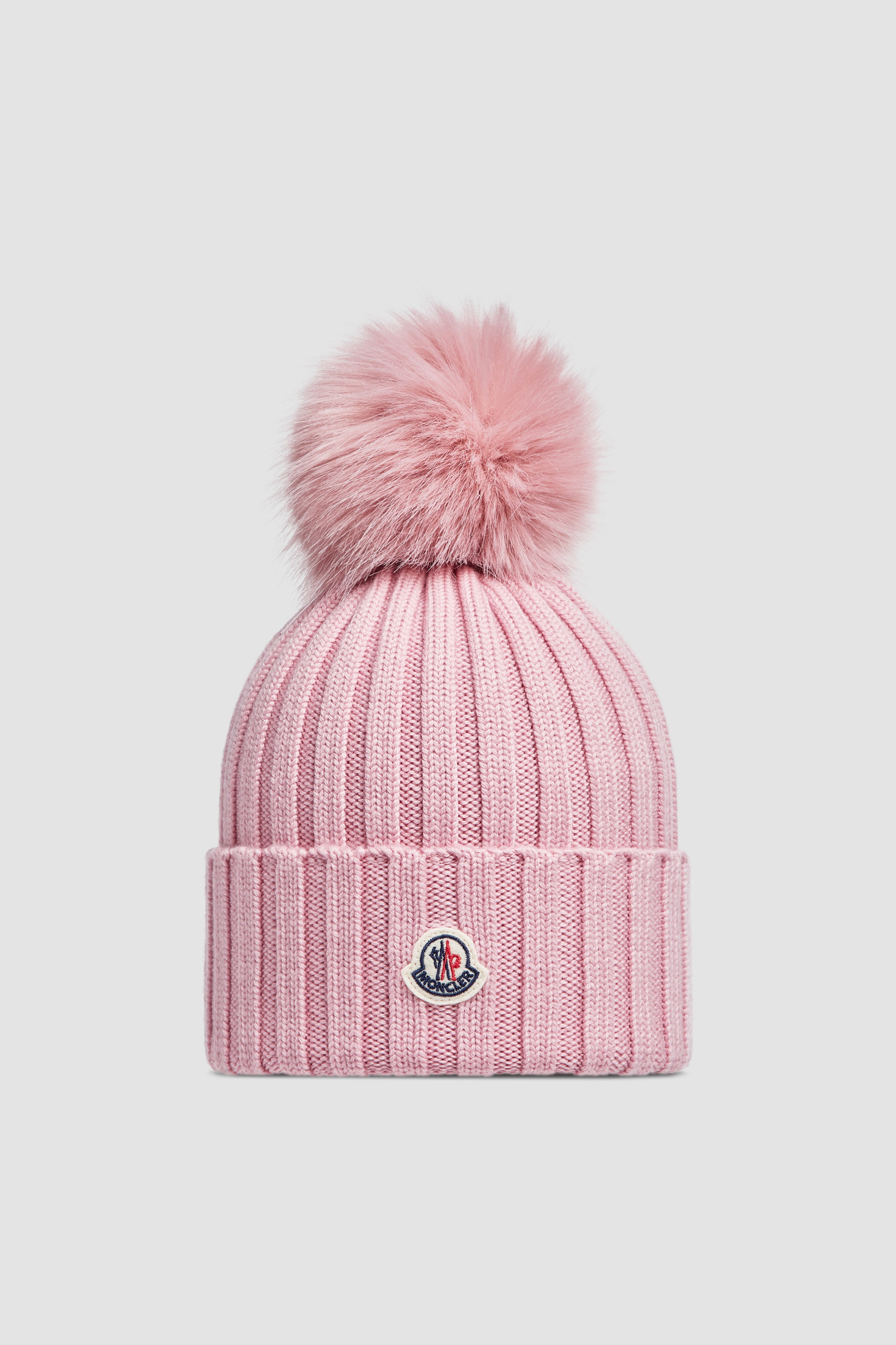 Moncler Wool Beanie with Pom Pom | REVERSIBLE