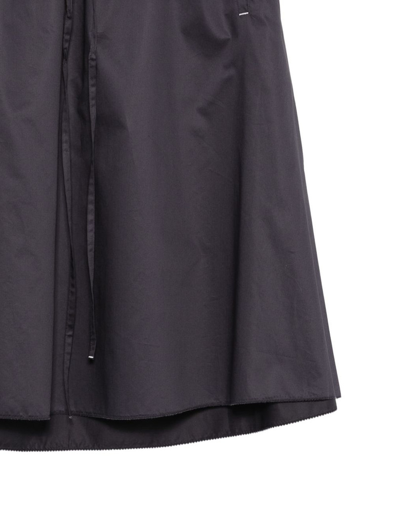 drawstring cotton midi skirt 3